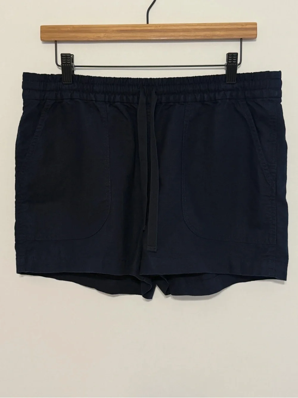 J. Crew Women's Linen Blend Seaside Short Navy Size Medium